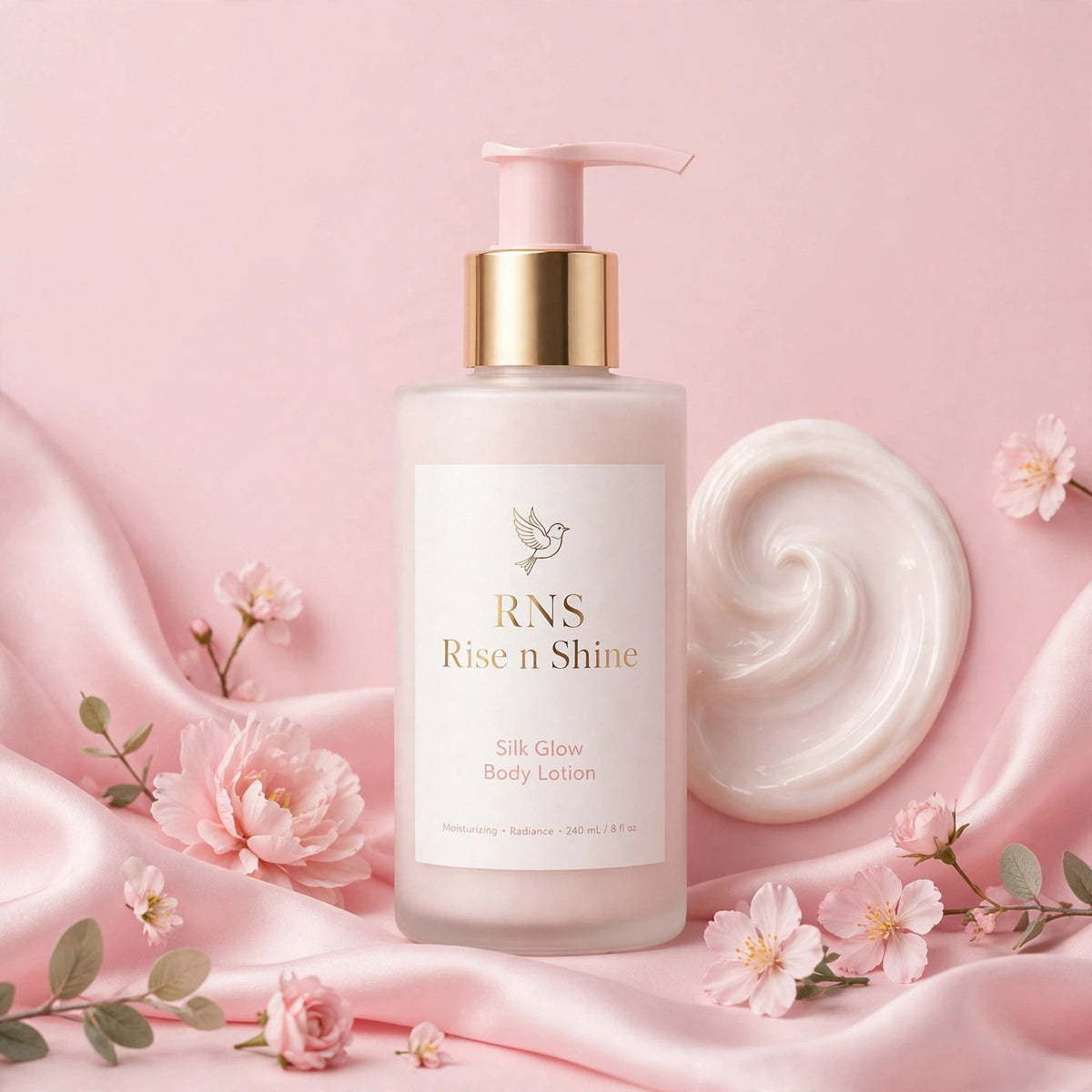 RNS Rise n Shine Silk Glow Body Lotion
