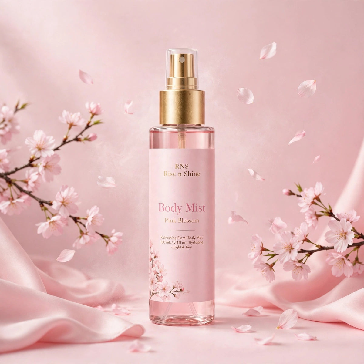 RNS Rise n Shine Body Mist Pink Blossom