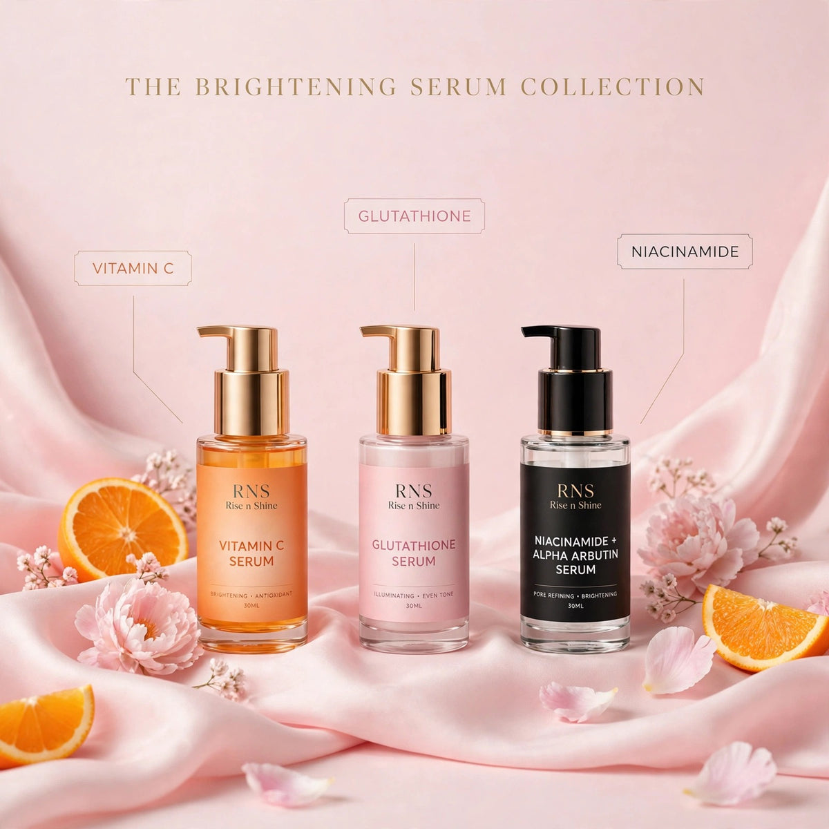 RNS Rise n Shine Serums Collection